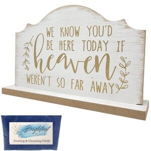 Rustic White and Tan Decorative Sign